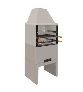 Churrasqueira Concreto Refratário Lazer 74cm Atacadão Lazer